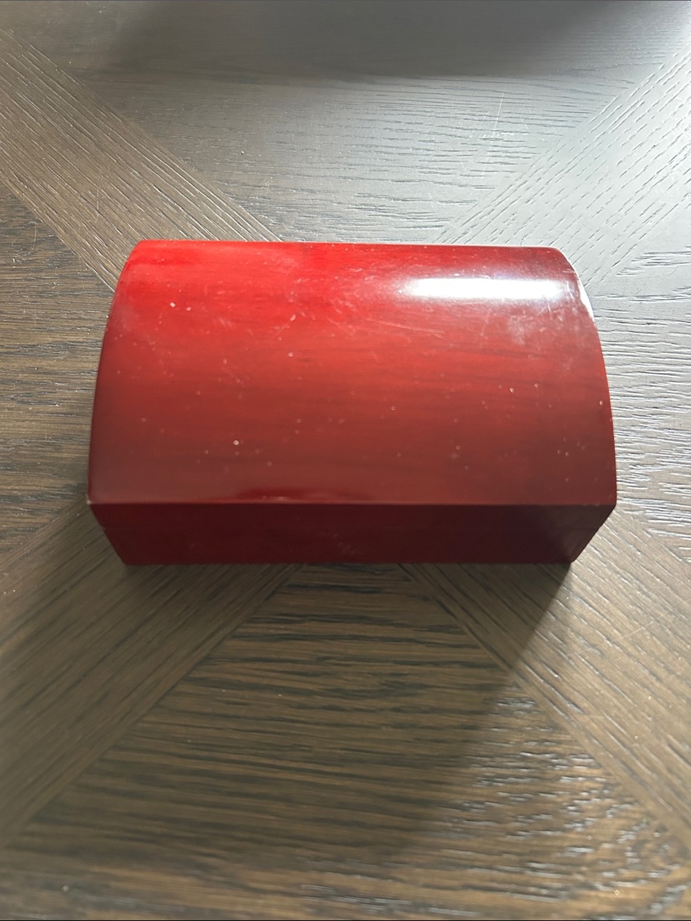 Wooden Jewelry Box Approx 6x5